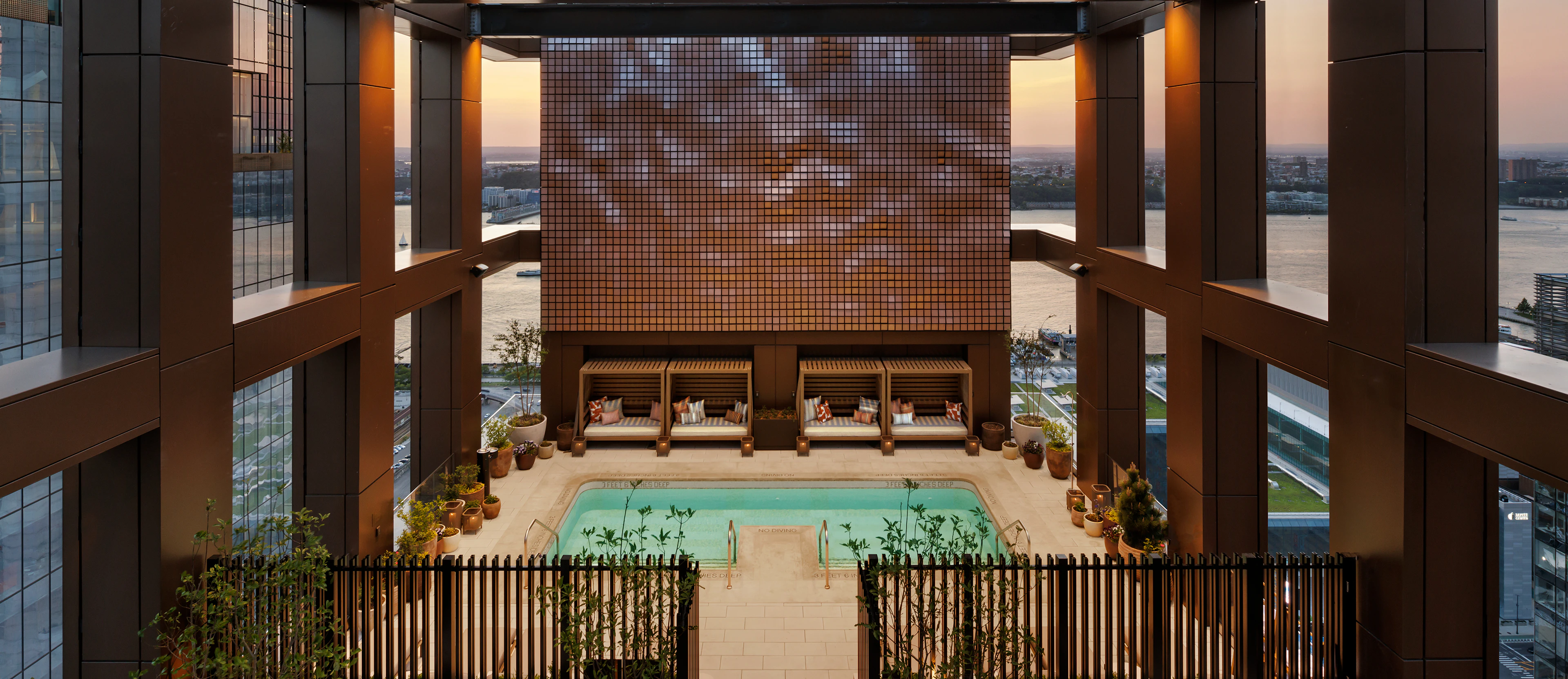 MAWD The Set Related Interior Design Rooftop Pool