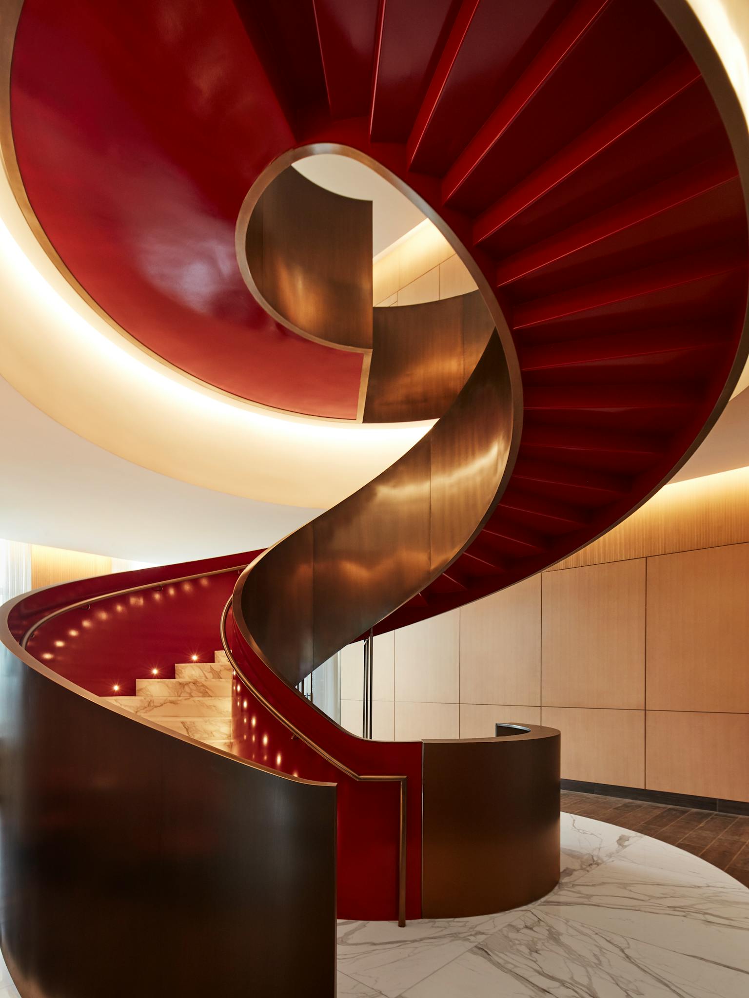 The Set Related Companies Floating Staircase Interior Design