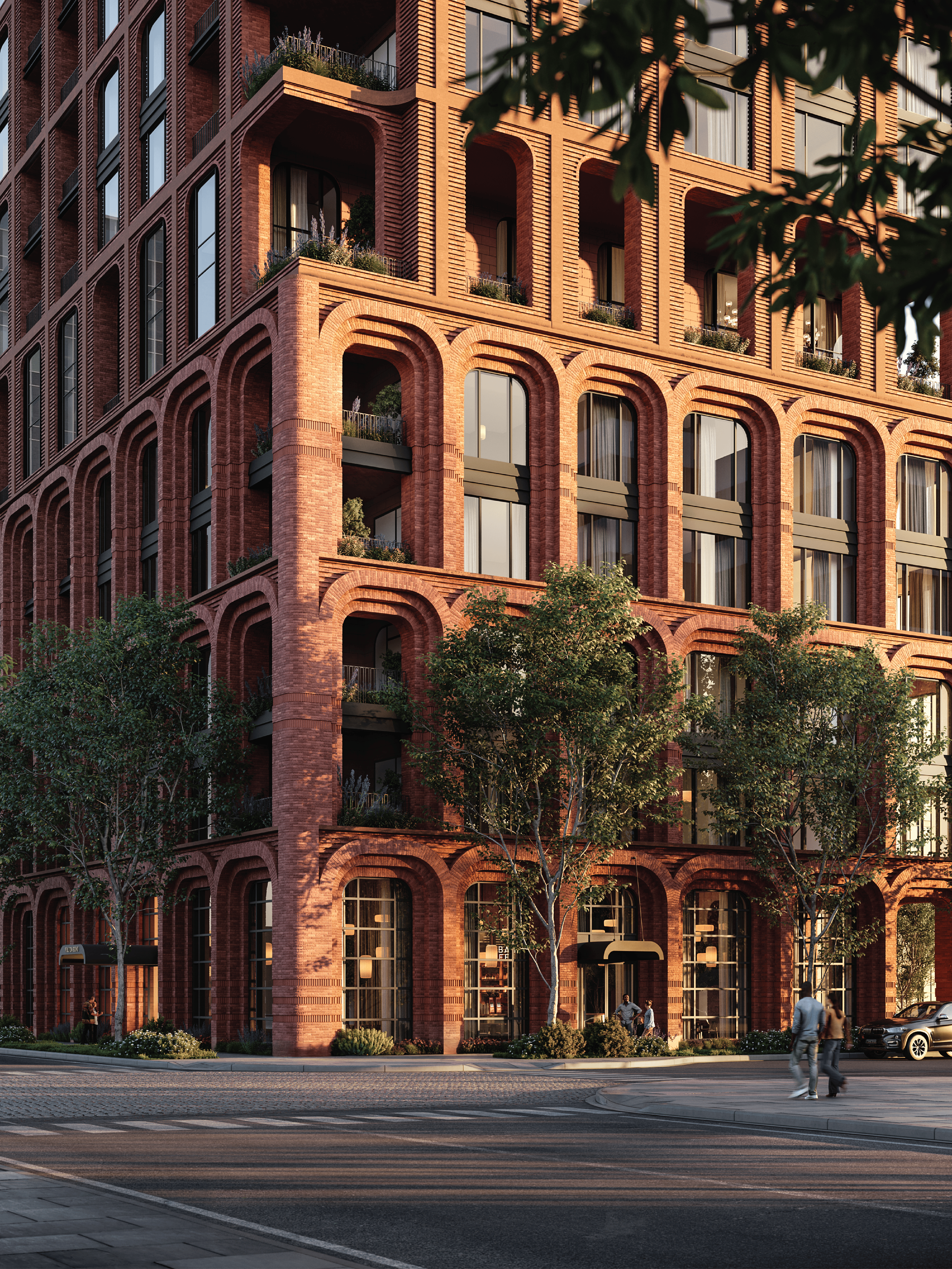 Fulton Bond Exterior Building MAWD March and White Design