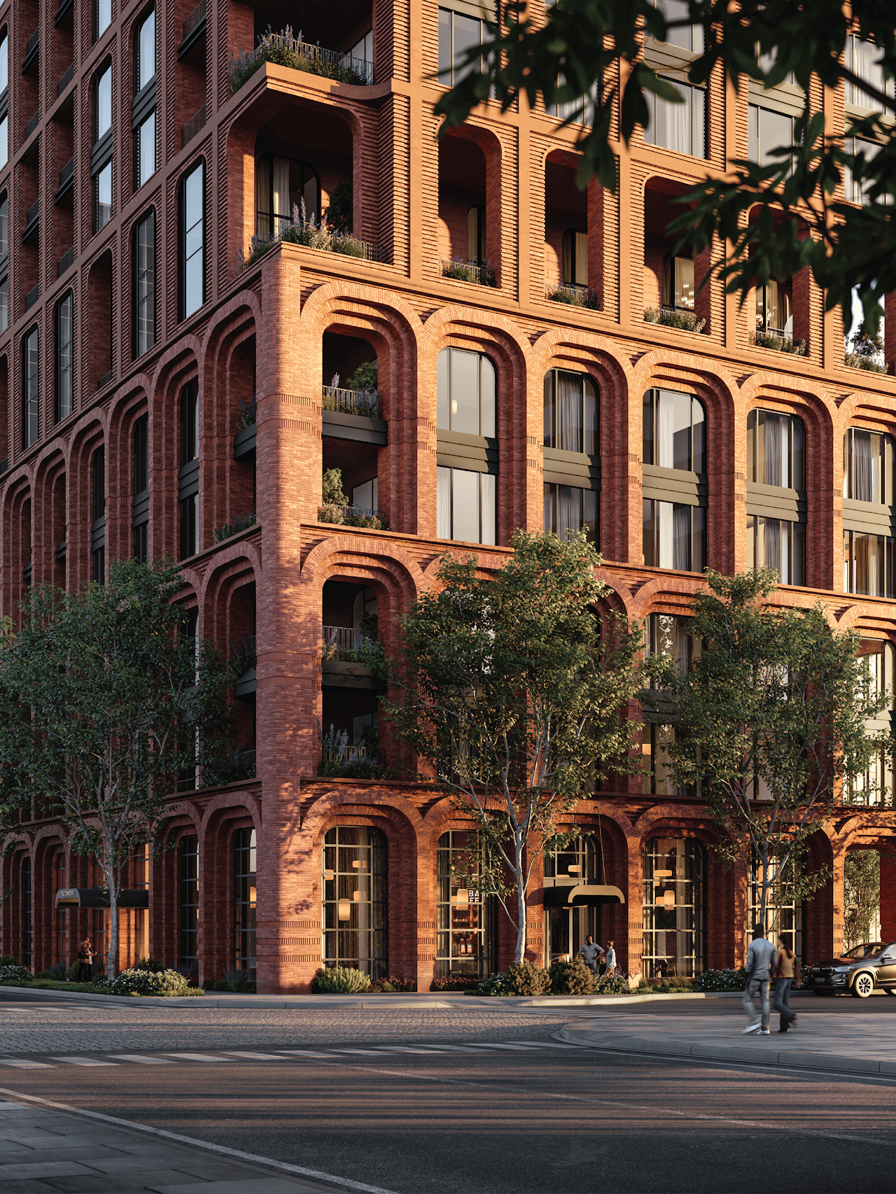 Fulton Bond Exterior Building MAWD March and White Design