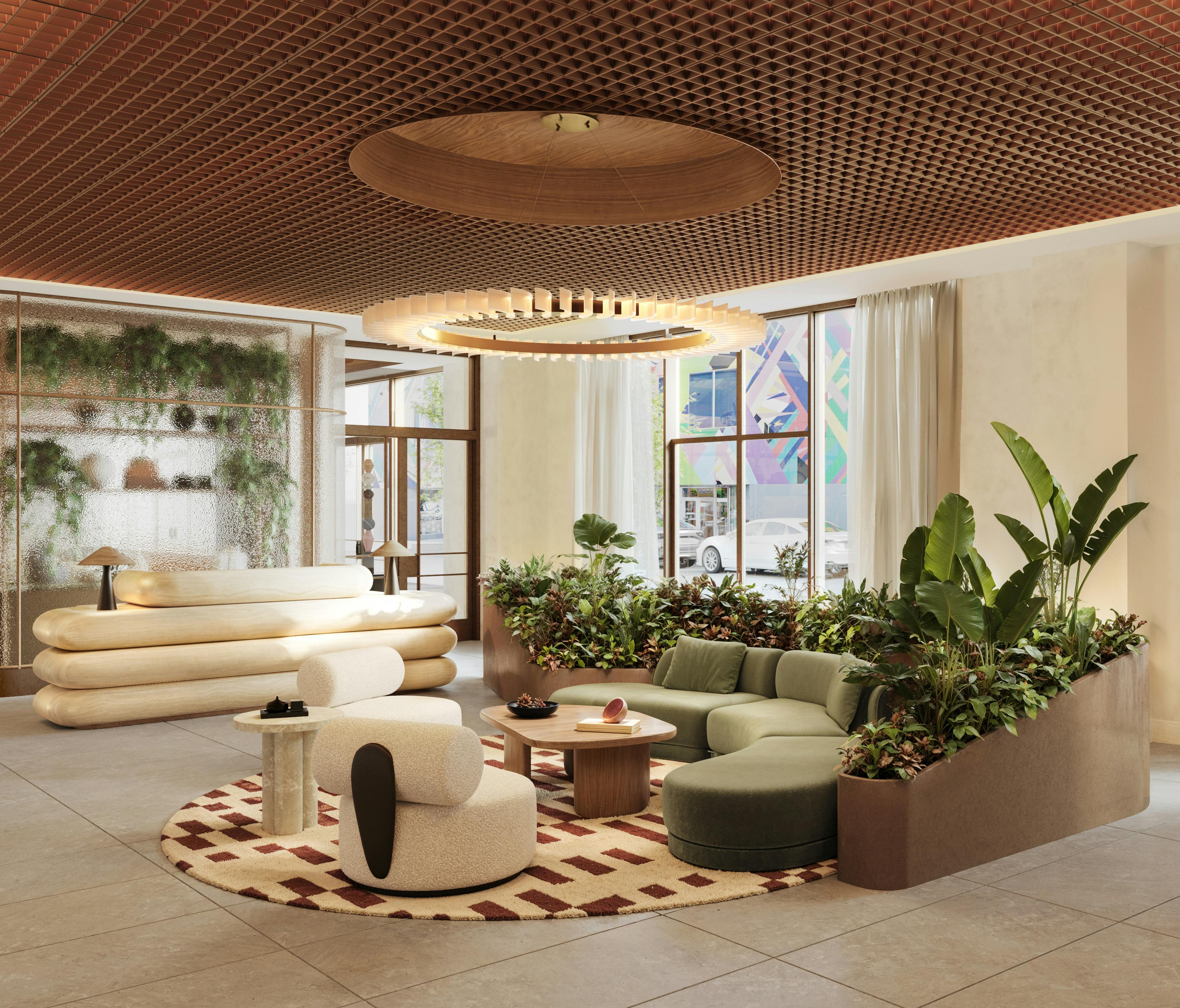 MAWD Cloud One Lobby Hotel Design