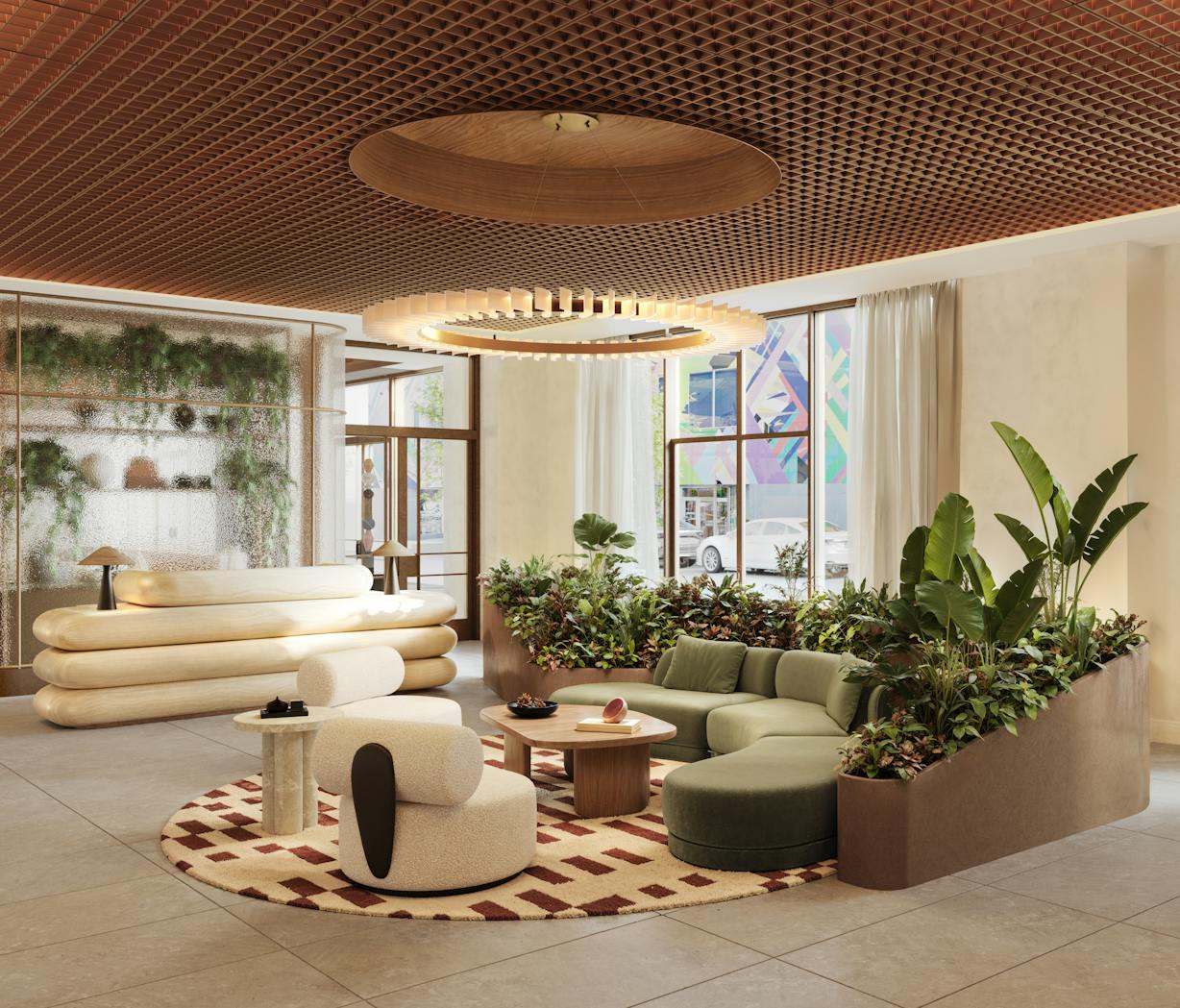 MAWD Cloud One Lobby Hotel Design