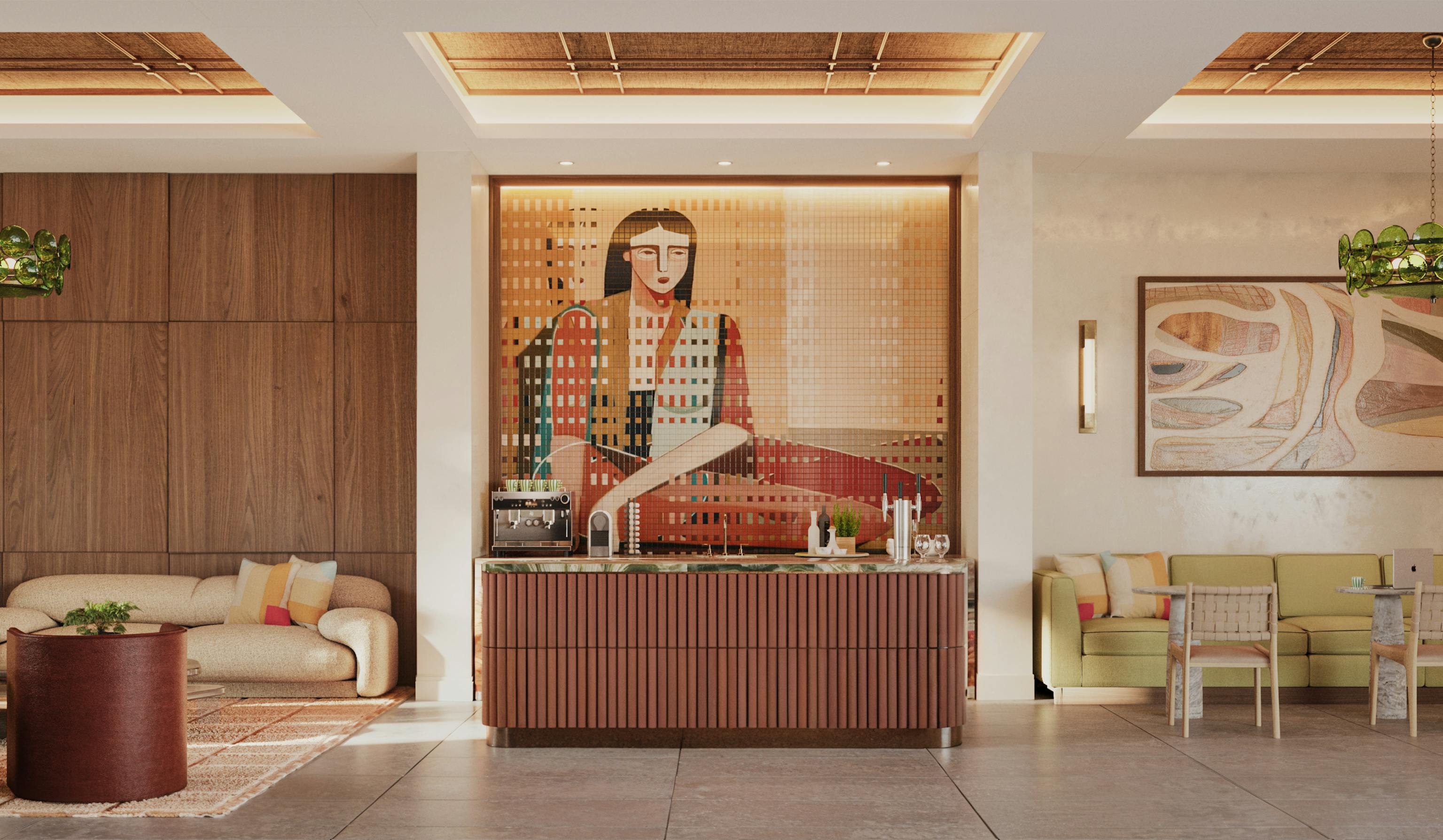 Woman Cloud One Mural MAWD Design