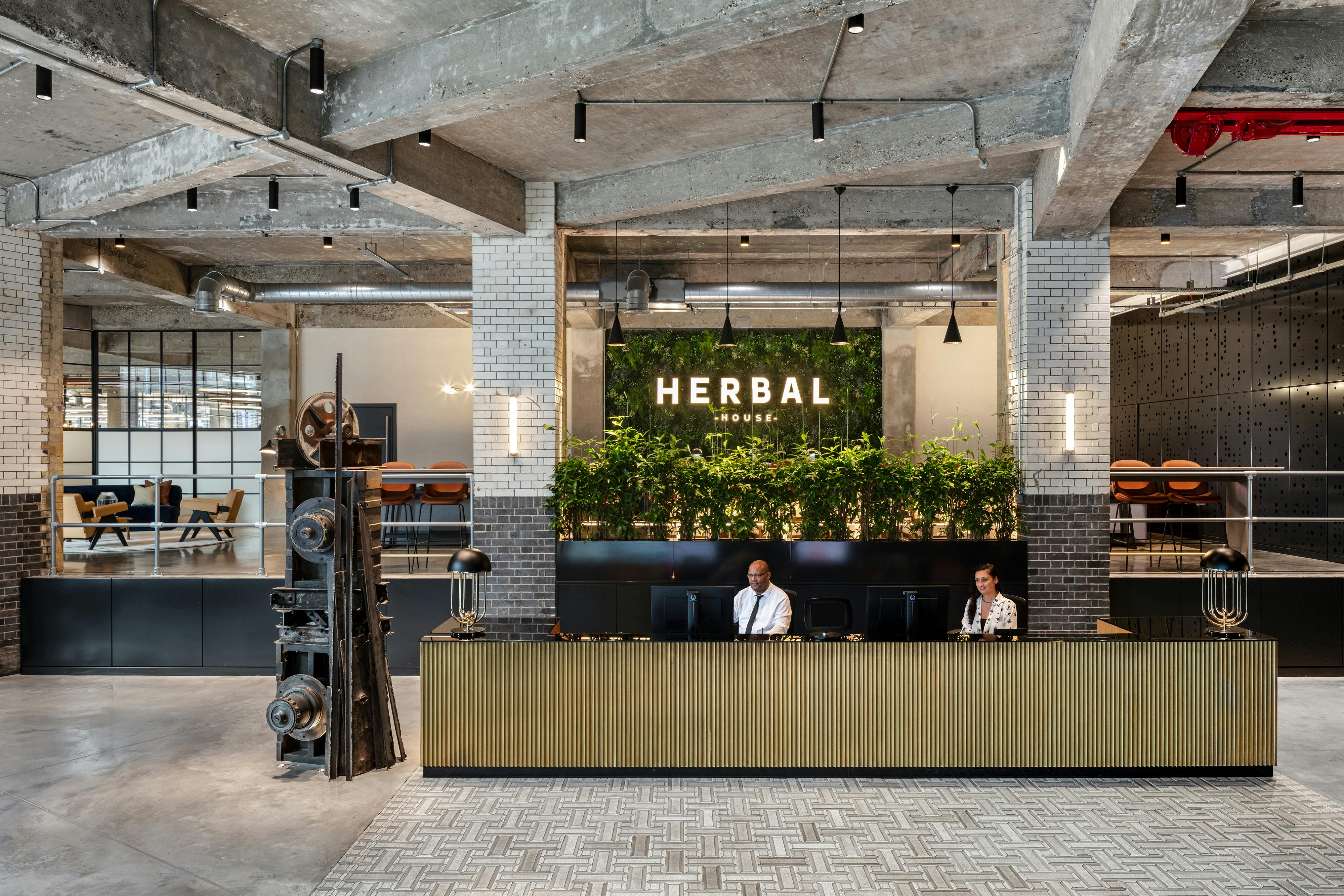 herbal house reception area