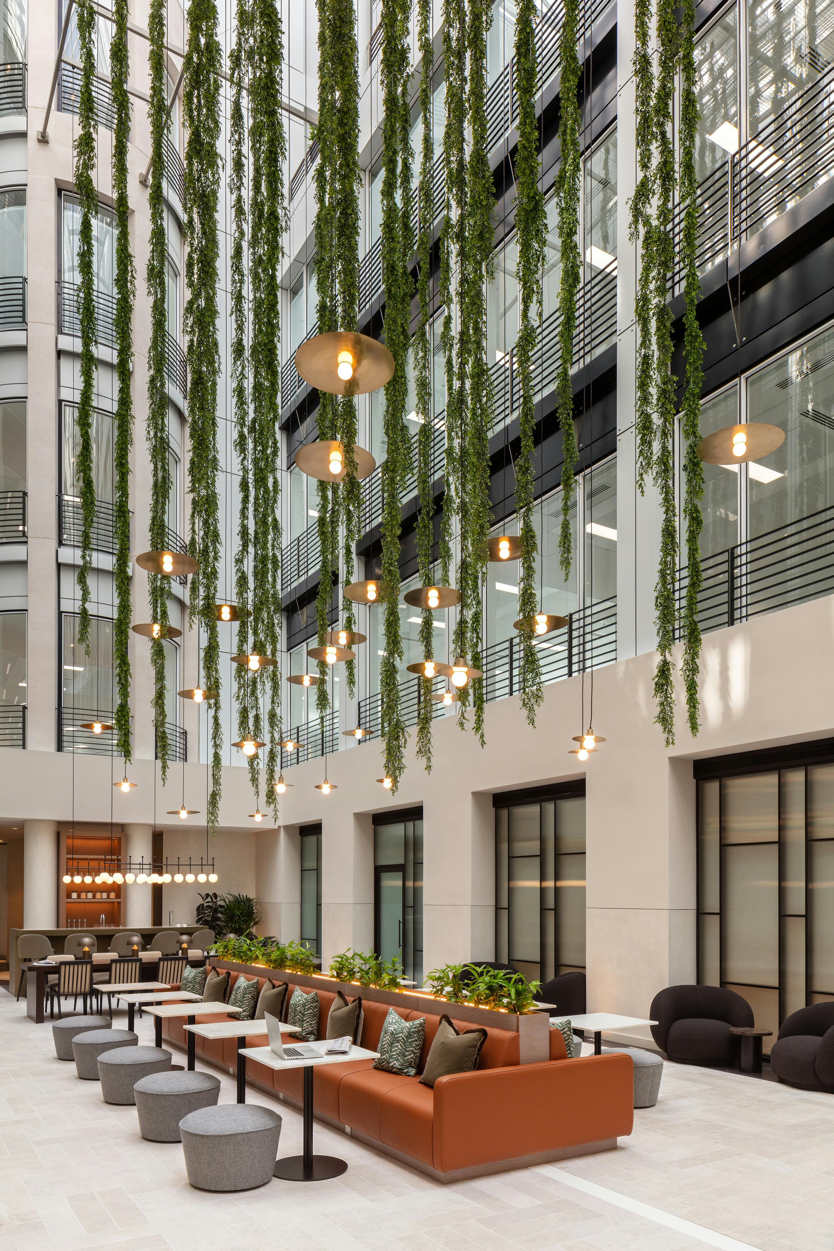 MAWD one knightsbridge Seating atrium