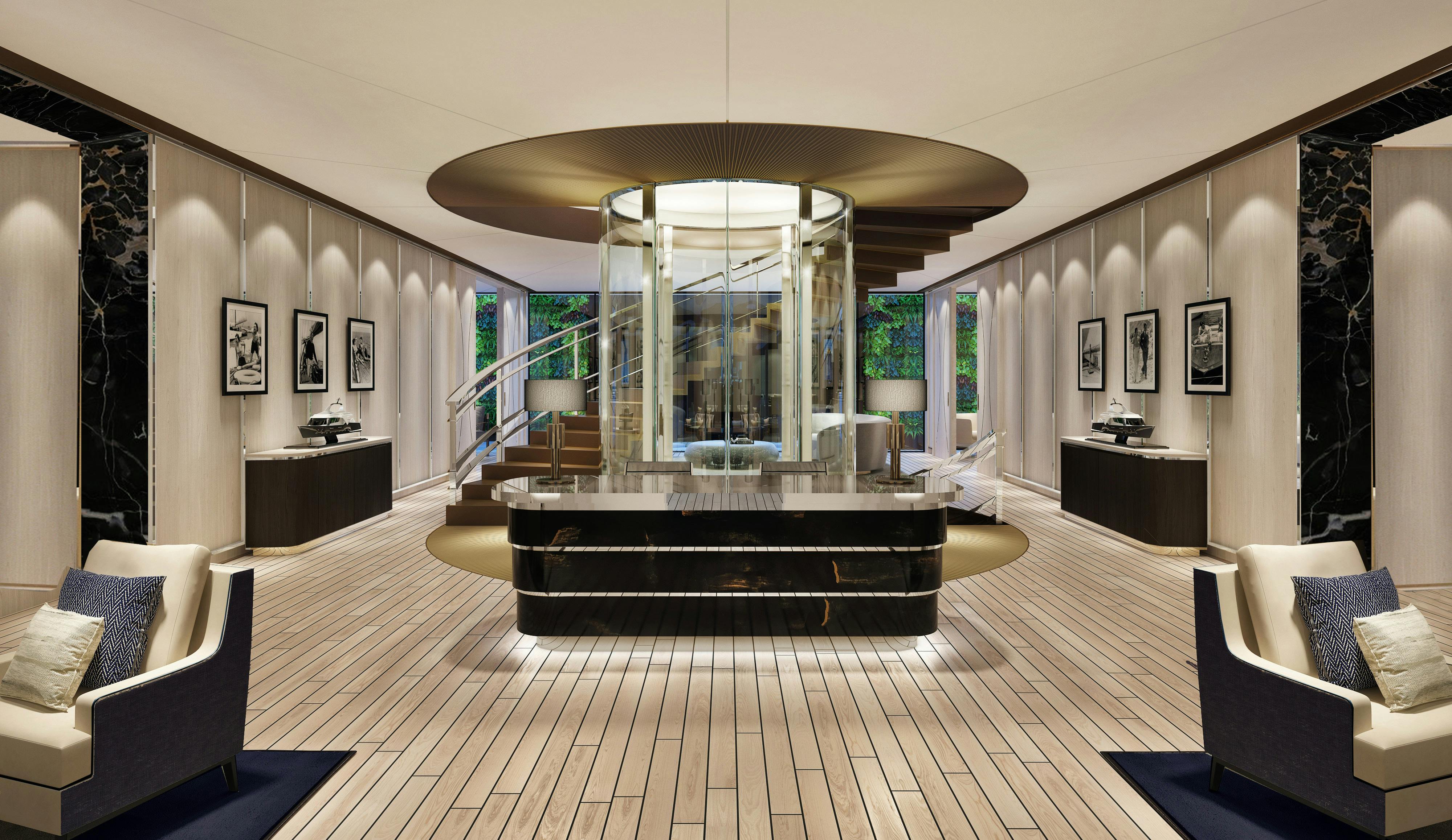 lobby to the sunset boulevard private members club