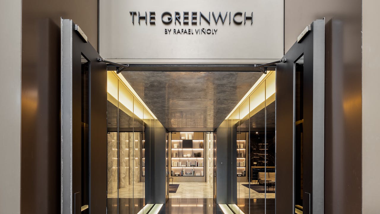 MAWD Lobby The Greenwich Rafael Vinoly