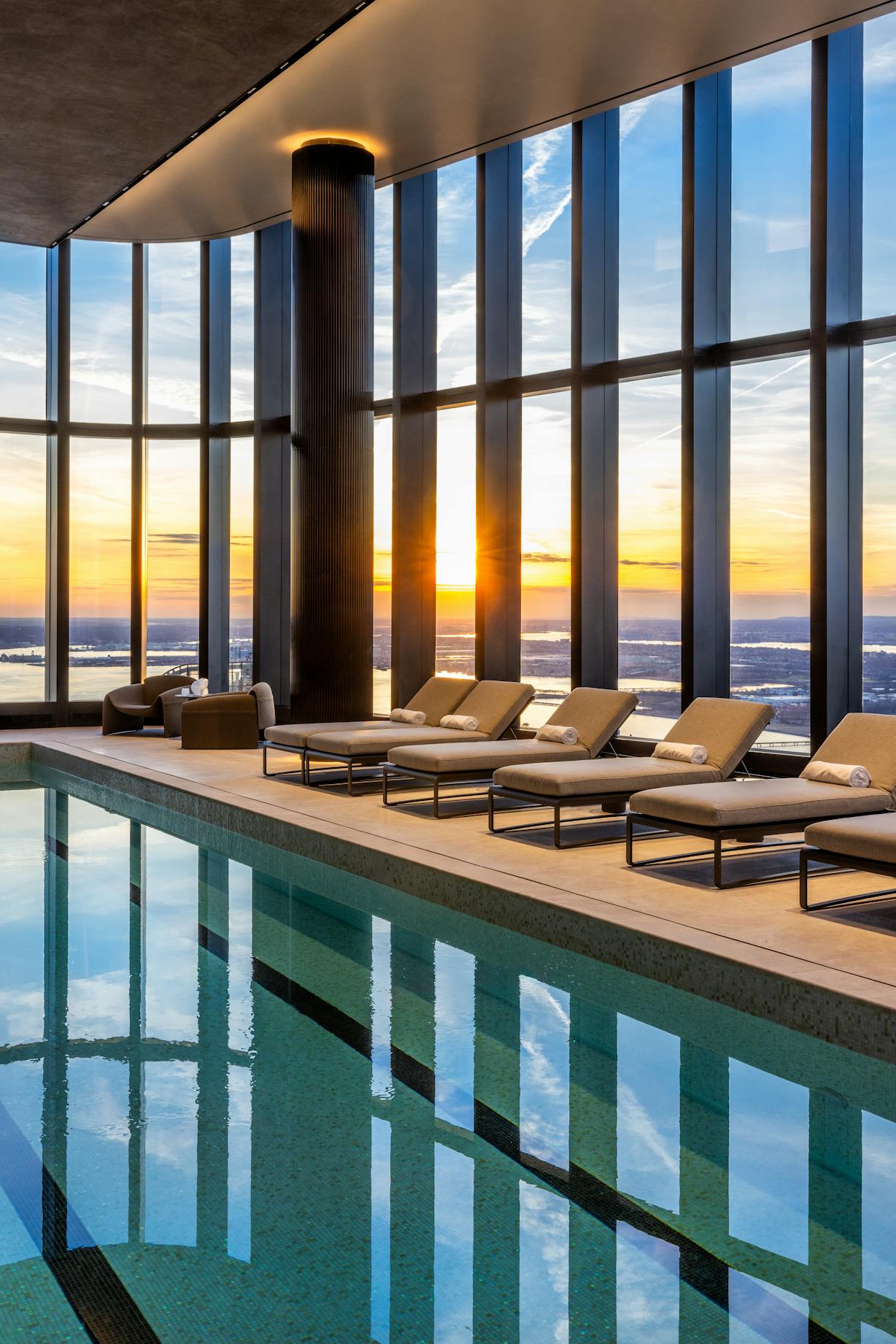 MAWD The Greenwich by Rafael Vinoly Pool MAWD March and White Design