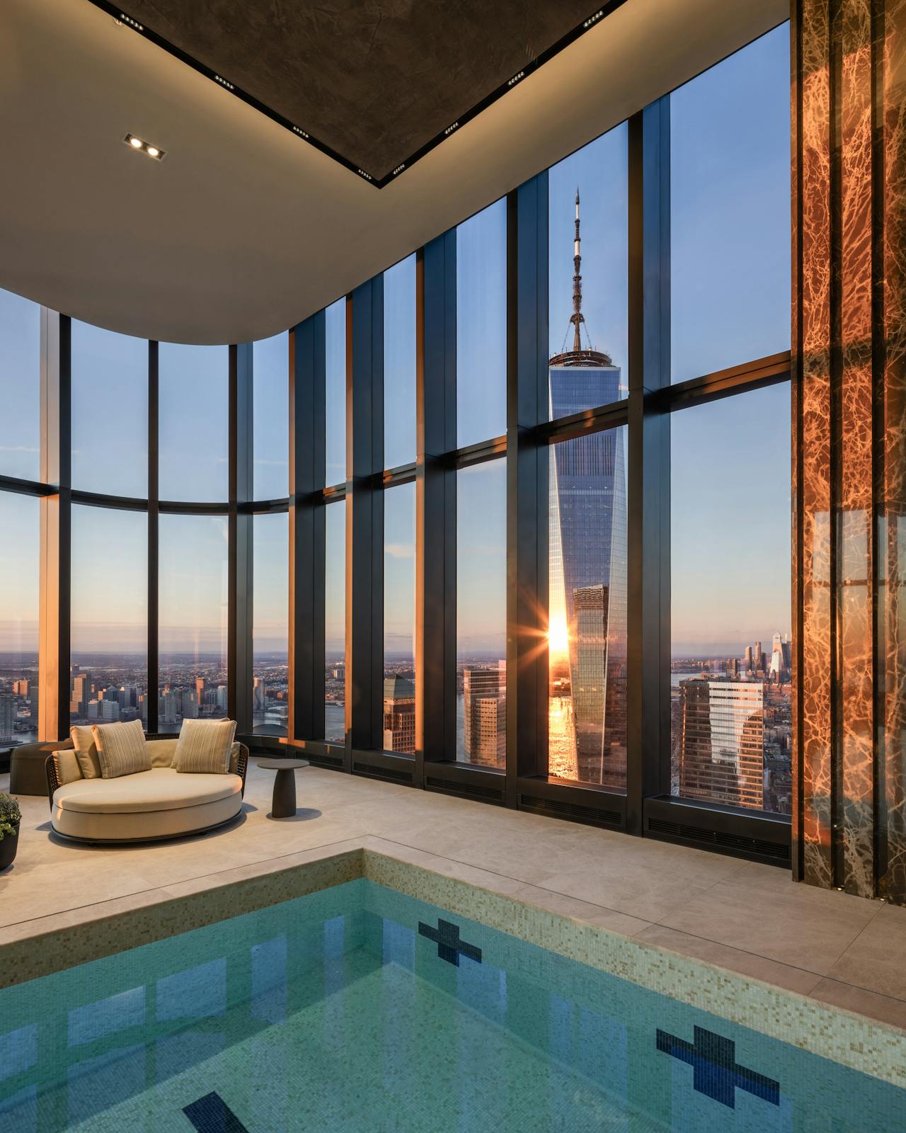 The Greenwich Pool Interior Design MAWD Rafael Vinoly