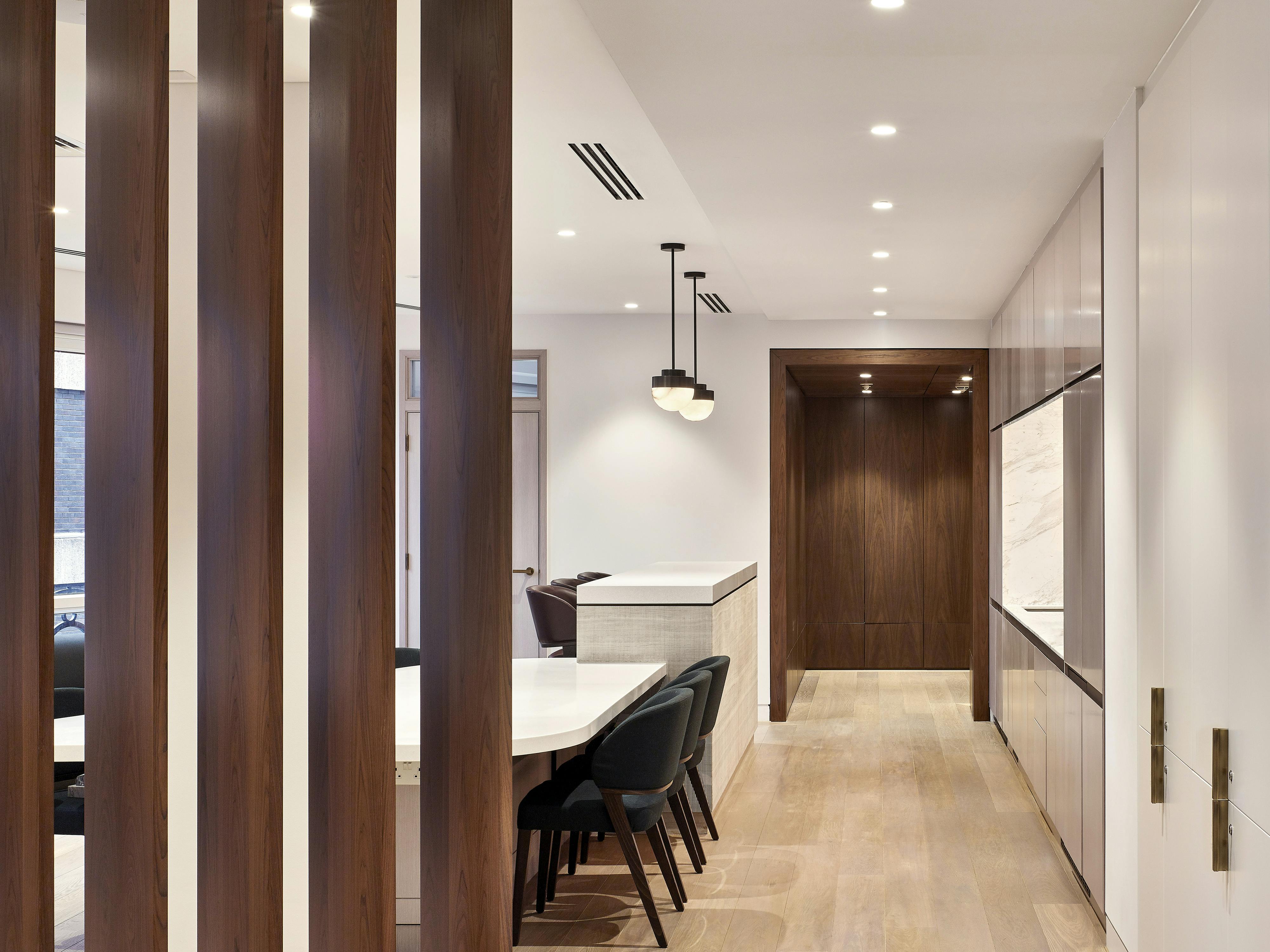 office gathering kitchen table & chairs