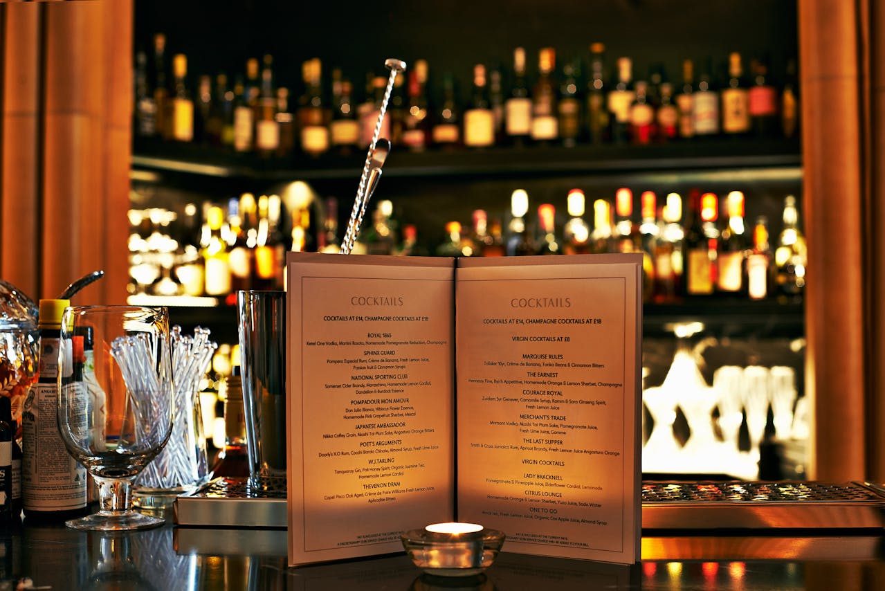 cafe royal cocktail drinks menu