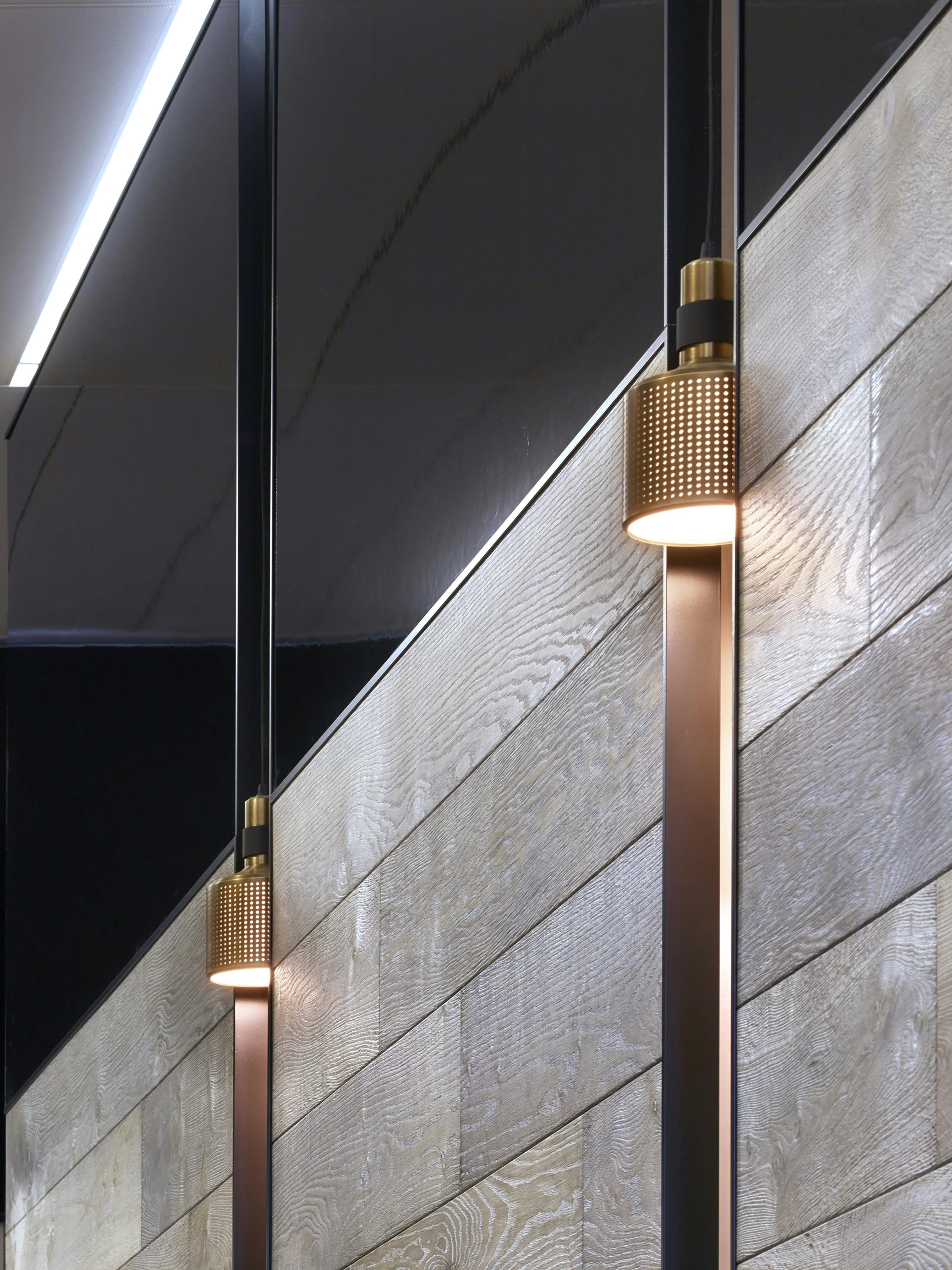 sleek office wall lights
