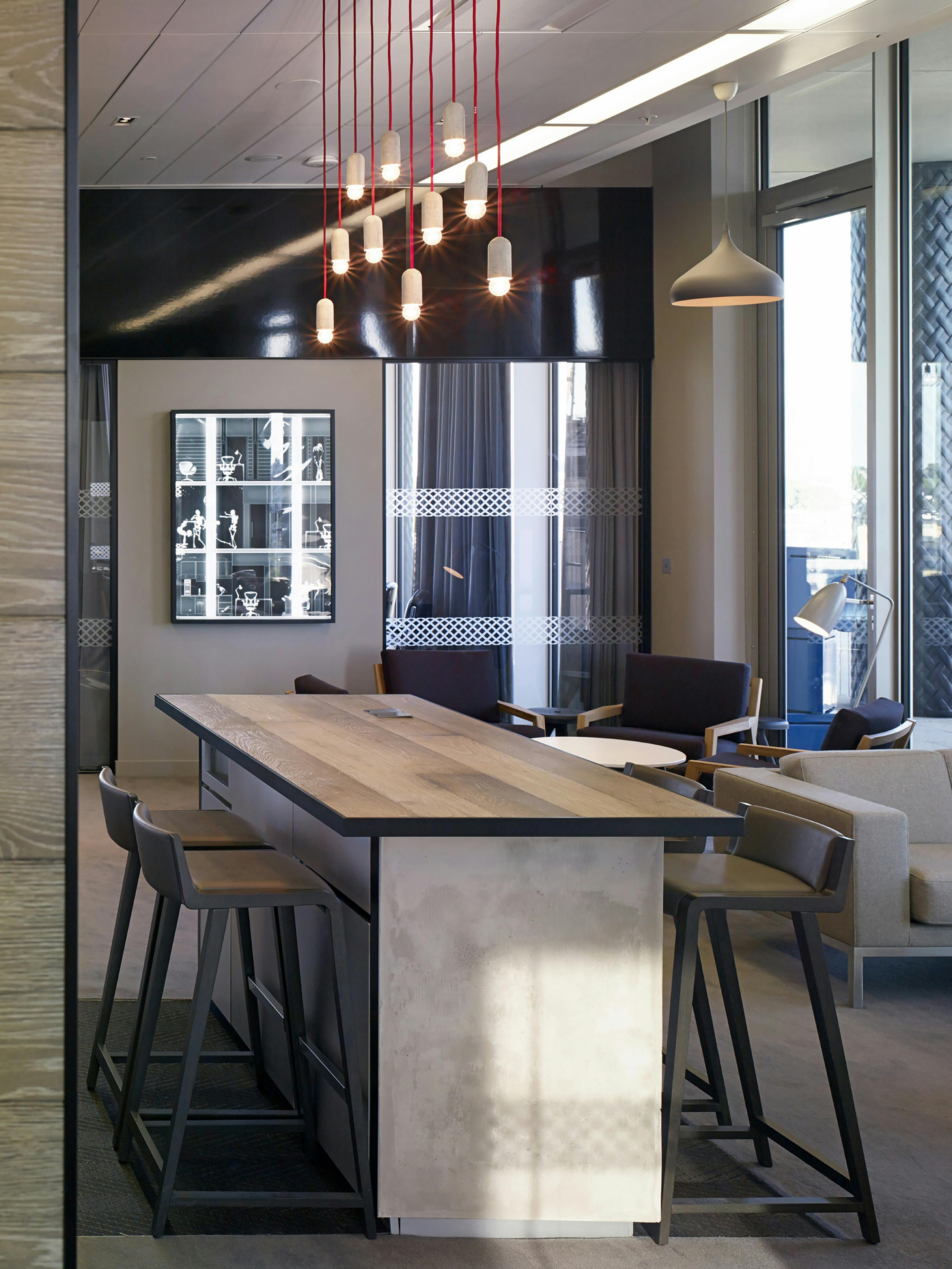 bar height table and stool set