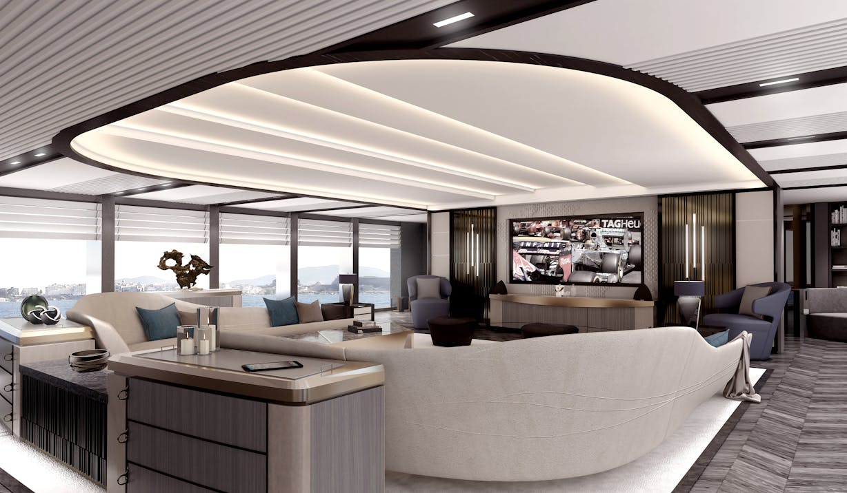 interior design superyacht salon