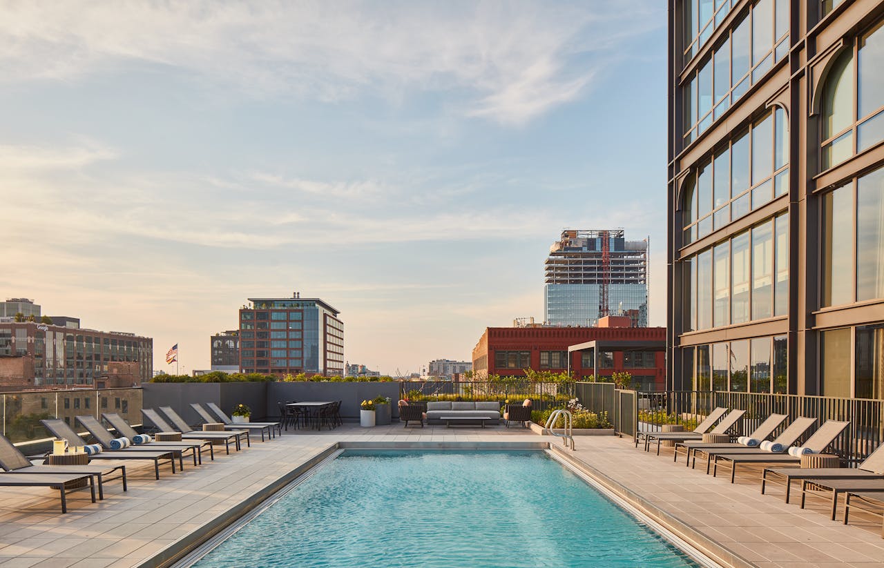 Related MAWD The Row Pool Residential Amenity Design