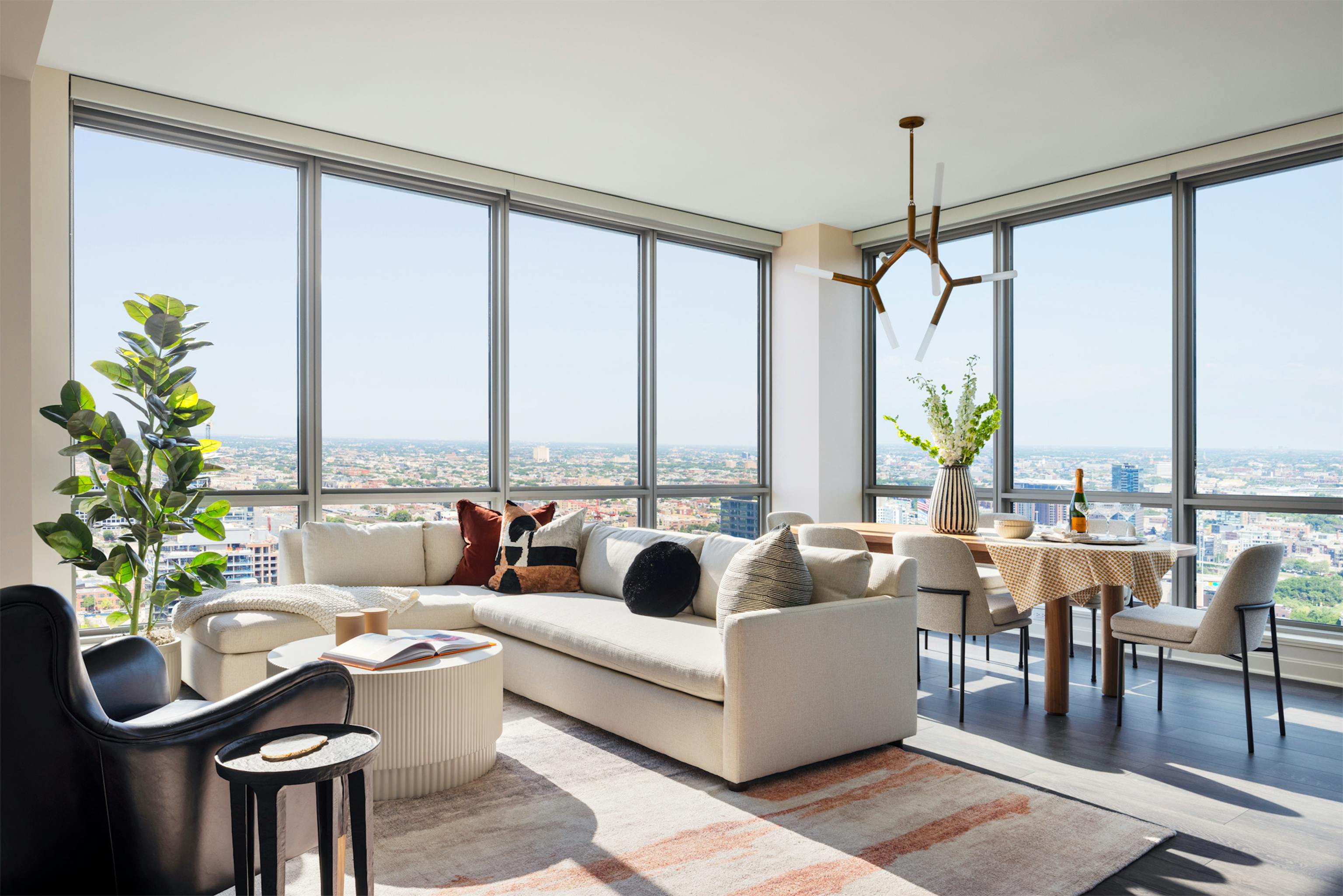 The Row Chicago Related Midwest Family Room Interior Design MAWD Residential Hospitality