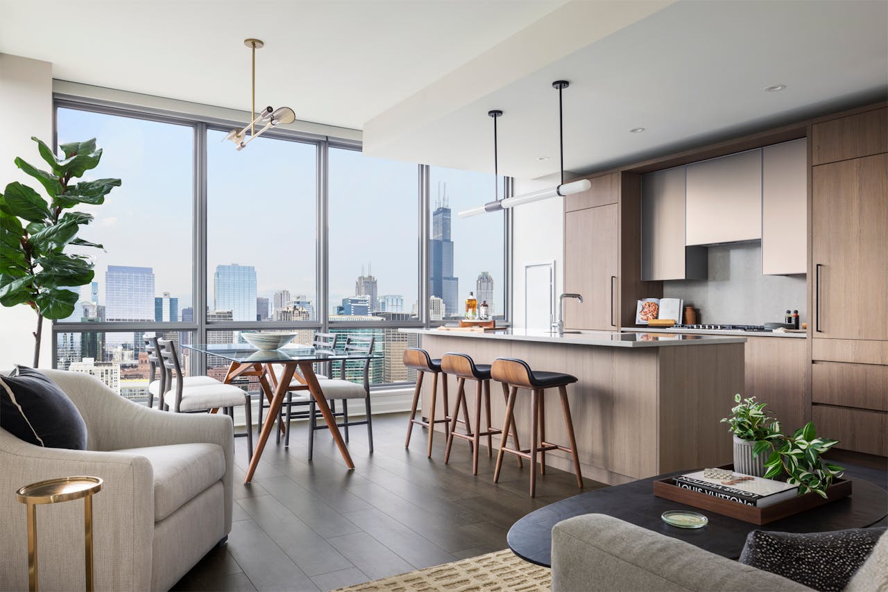 The Row Chicago Related Midwest Kitchen Interior Design MAWD Residential Hospitality