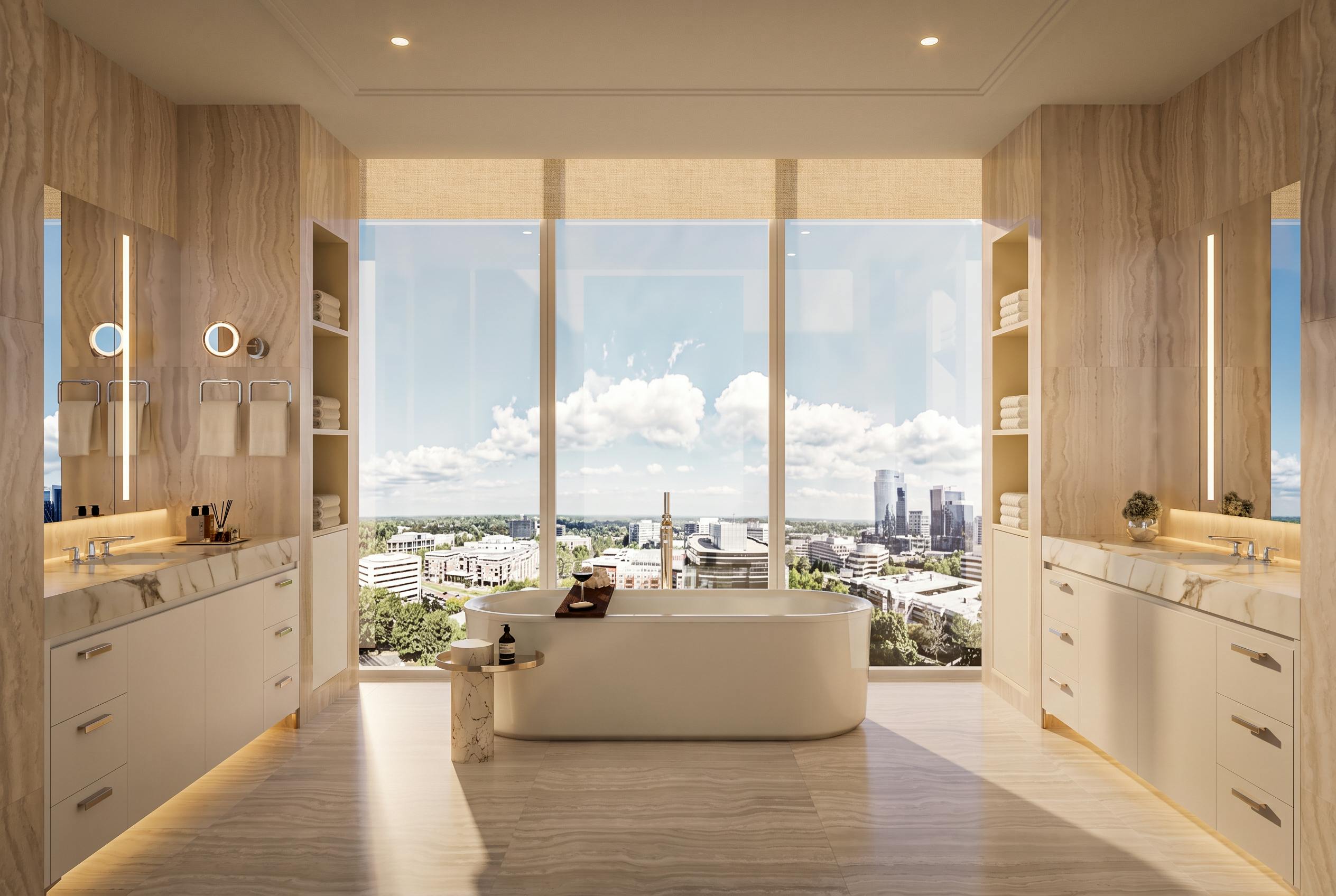 MAWD Ritz Carlton Residences Tysons Mc Lean Bathroom
